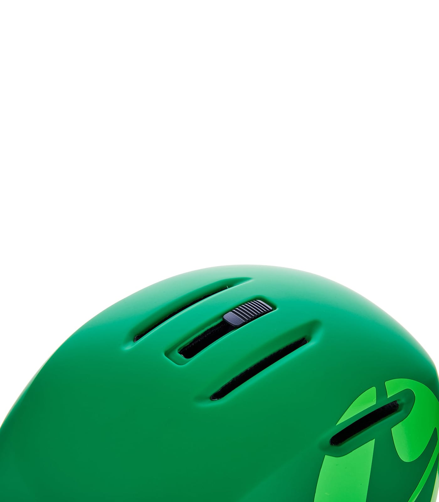 Viper ski helmet, dark green matt/bright green matt
