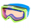 BLIZ Ski Gog. 933 MDAVZS, neon green matt, amber2, blue mirror